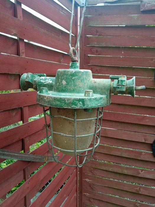 Lampa wisząca retro loft do renowacji