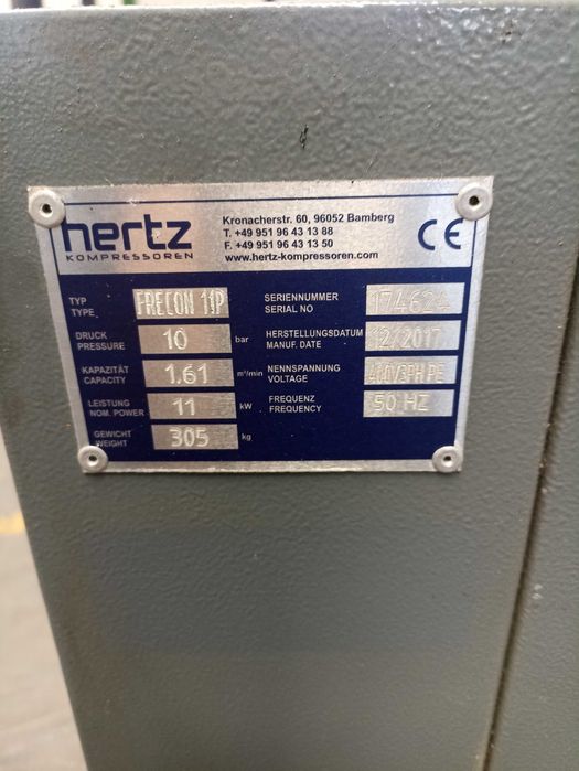 Compressor Parafuso 15Cv, com variador