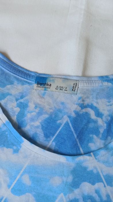 Bershka oversized tank top estampado gráfico S