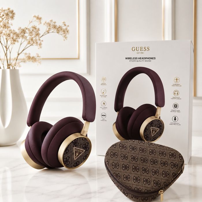 Headphones Guess original conjunto com mala