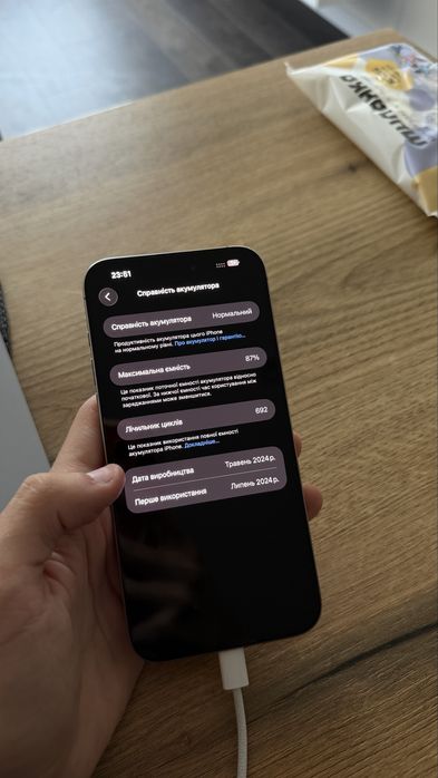 Iphone 15 pro max 256 gb
