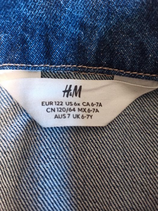 Katana H&M Denim ciemny niebieski 116/122
