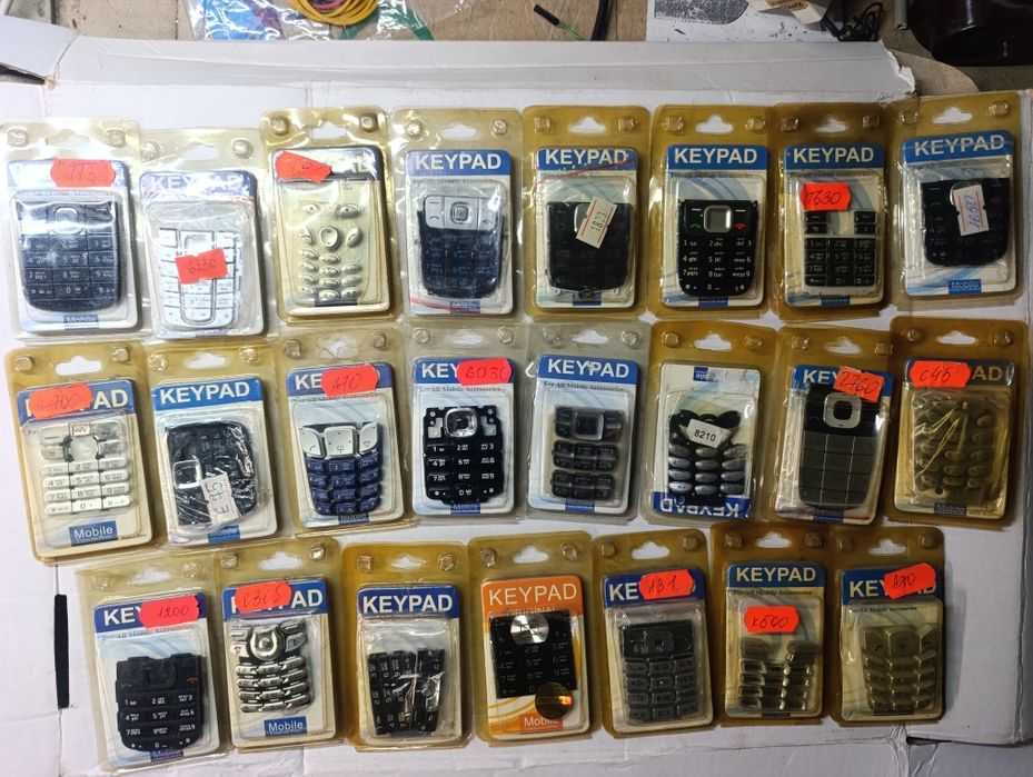 Корпуса та клавіатури до nokia, Samsung, Siemens, moto, sony, LG