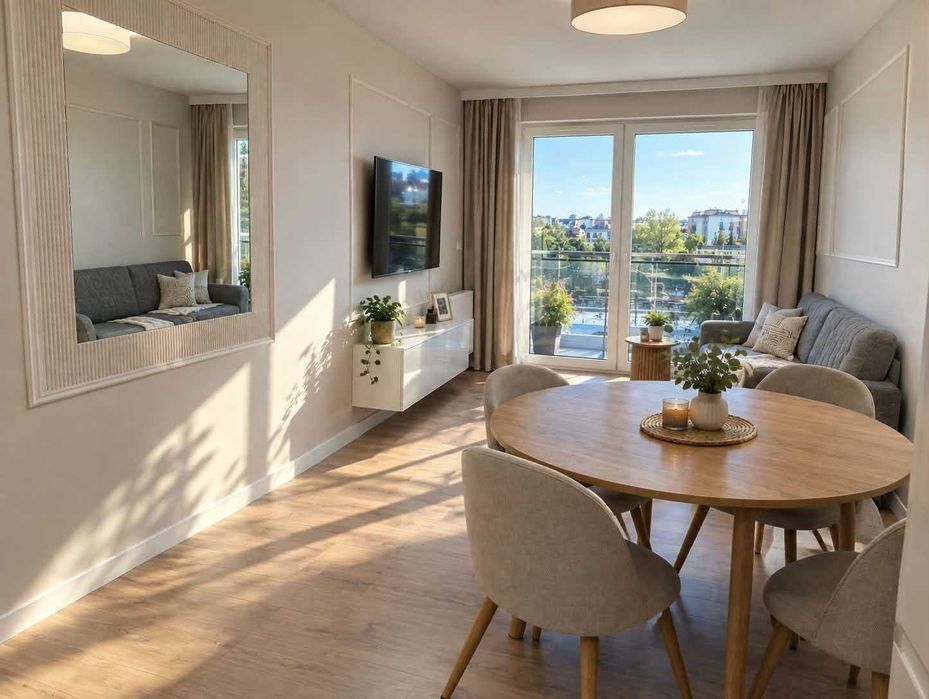 Na sprzedaż 46,8m² | Wysoki standard | Balkon | Klimatyzacja | Garaż podziemny