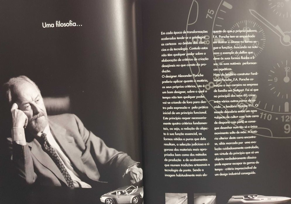 Porsche Design - Catálogo / Livro Oficial de Relógios - Ano 2000