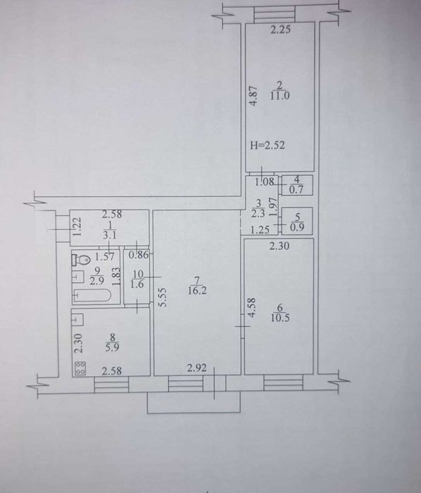Продам отличную 3к. кв. На новых Домах м.двореу спорта м.армейская