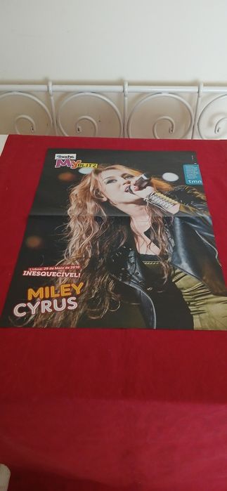 Poster Miley Cyrus  - Lisboa 2010, novo