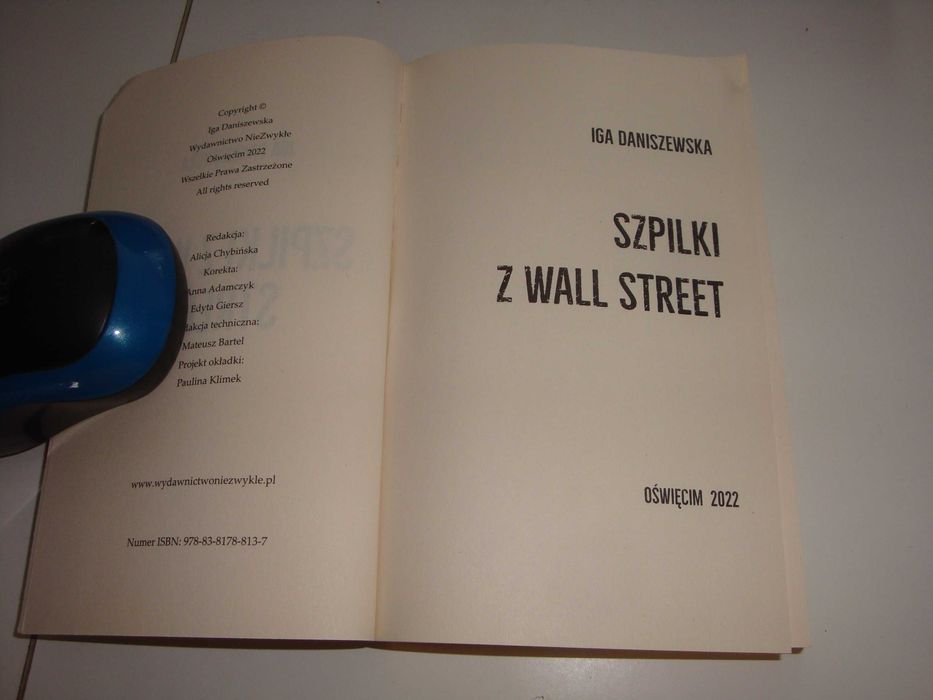 Szpilki z Wall Street Iga Daniszewska