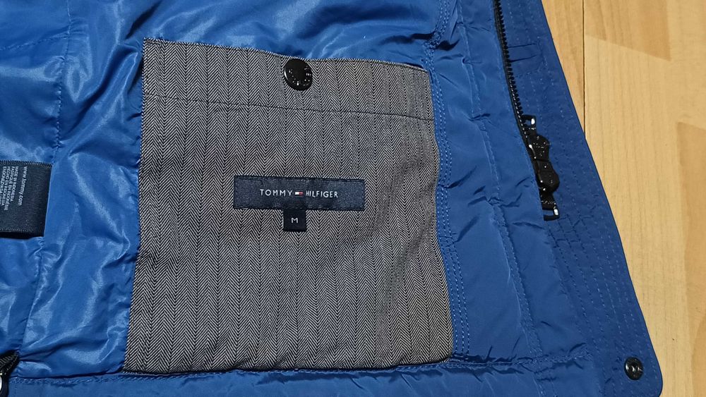 Męska zimowa kurtka puchowa TOMMY HILFIGER r.M stan idealny
