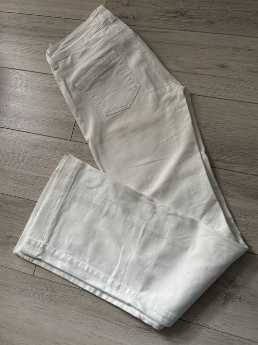 Jeansy dzinsy biale zara 38