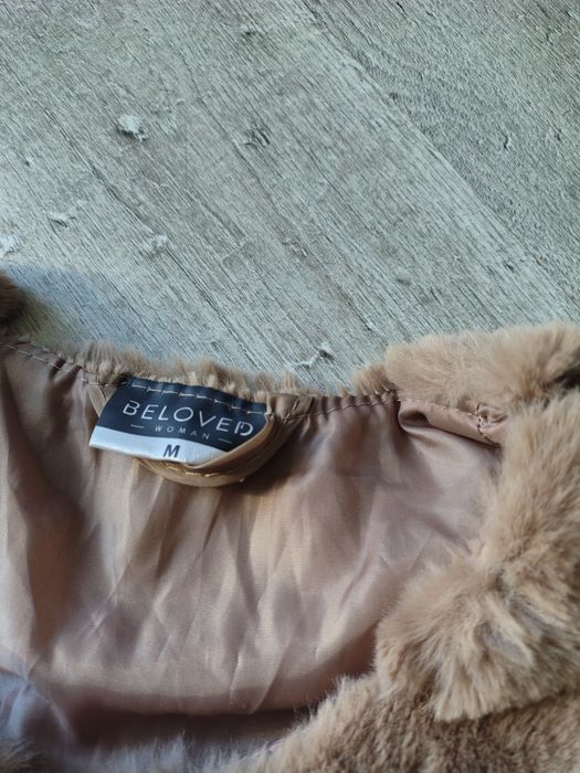 Nowe brązowa kamizelka bezrękawnik #włochata