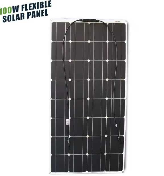 Przenośny Elastyczny Panel słoneczny 100W  53x97cm. 1,7 kg - Warto!!!