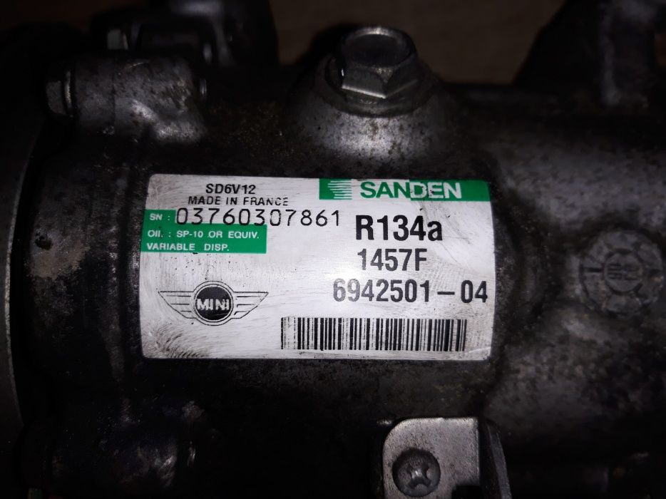 Mini r56 r55 r57 r58 1.4vti sprężarka klimatyzacji