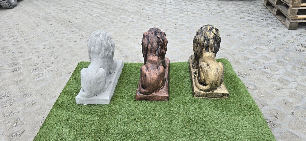 Lew betonowy duży, figura ogrodowa