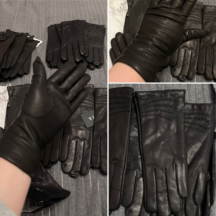 Перчатки шкіряні жіночі, нові