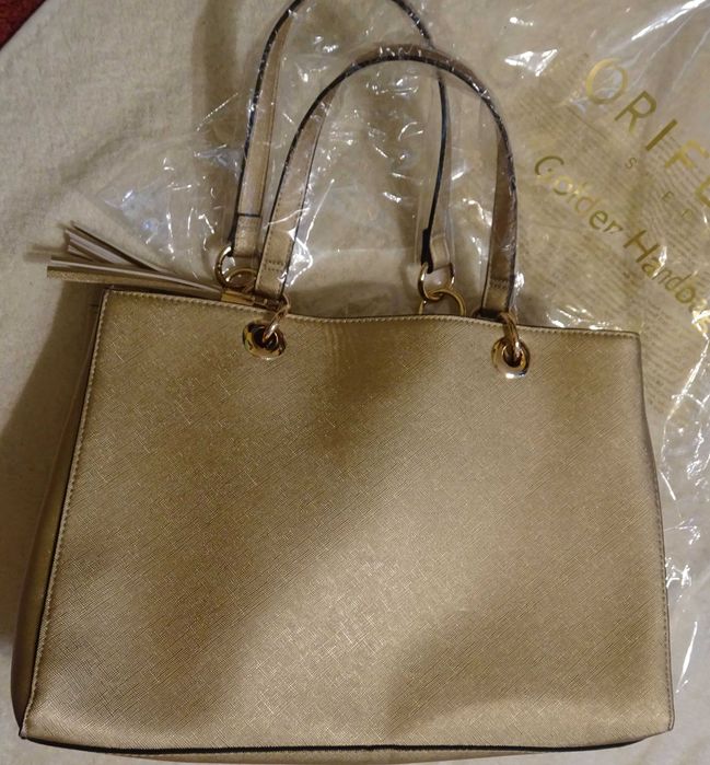 Nowa Elegancka złota torebka Oriflame