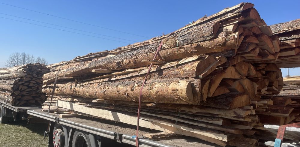 Zrzyny sosnowe świerkowe drewno opałowe opał świerk sosna Transport