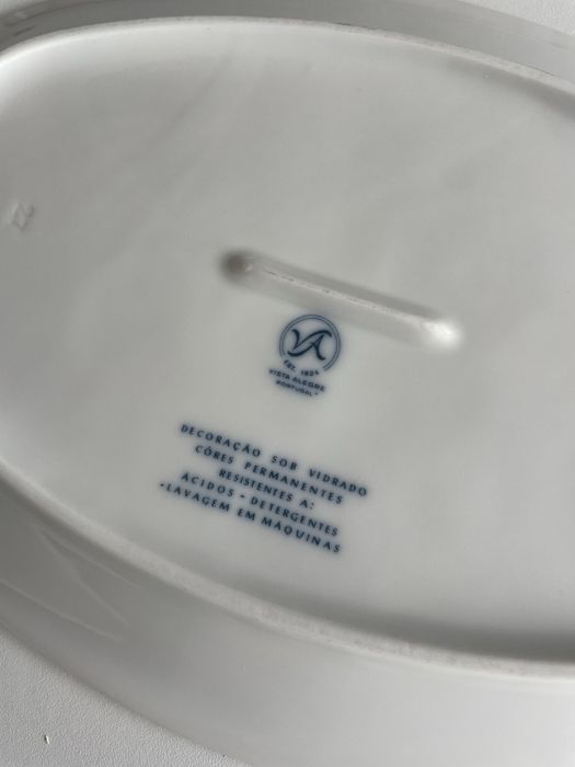 2 travessas de mesa da vista alegre