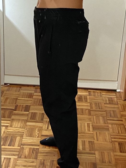 calças tecido tecnico pretas