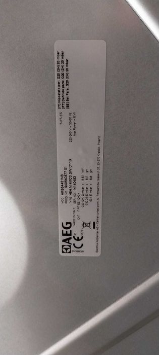 placa a gás AEG nova