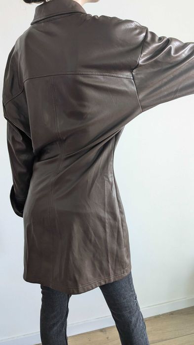 Кожаное платье Zara