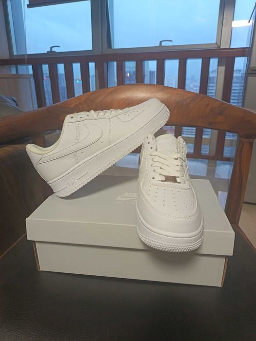 Nike Air Force 1 Low '07 Triple White całkowicie białe nowe rozmiar