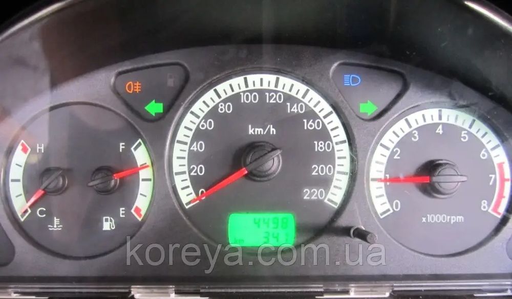 Цифрова панель приладів Ланос Lanos Сенс нового зразка (Прибалтика)