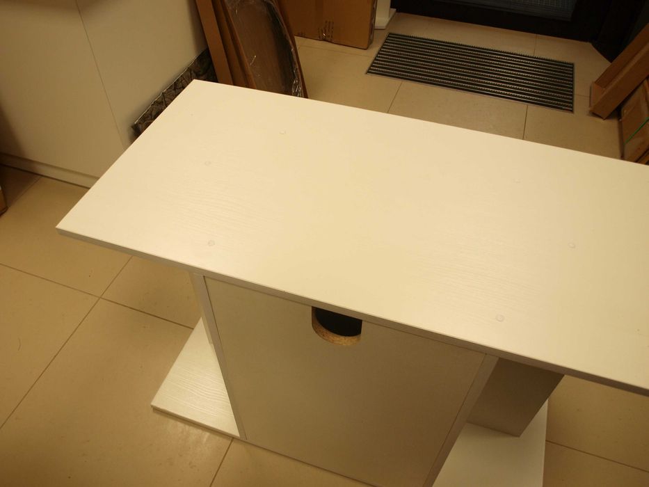 Szafka prosta pod akwarium 100x50x70 biała