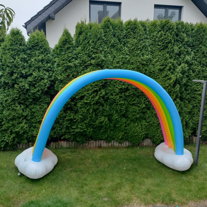 Intex Rainbow Cloud Zraszacz, Wielokolorowy, 3 x 1.09 x 1.8 m 56597NP