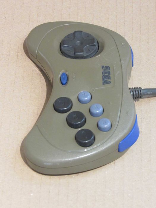Sega Saturn comando original cinzento JP