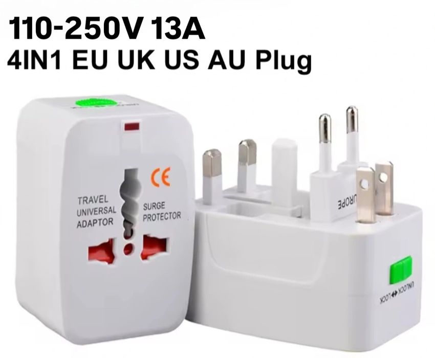 Перехідник універсальний для розеток Travel Universal Adapter