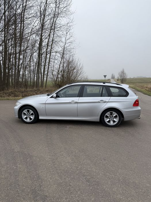 BMW E91 2.0D 163KM Duża Navi Pół-skóry Panorama Hak