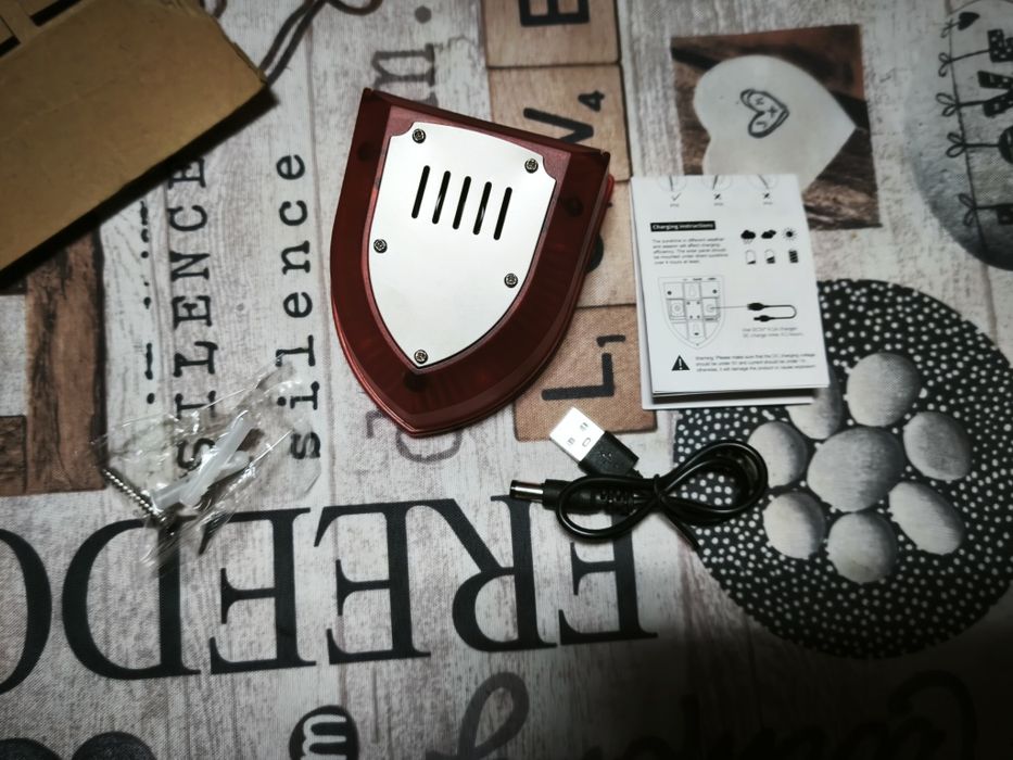 Alarme anti animais com painel solar