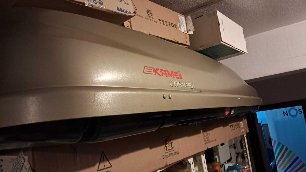 Mala Tejadilho (Bagageira) KAMEI Corvara S 475 DuoLift + Barras