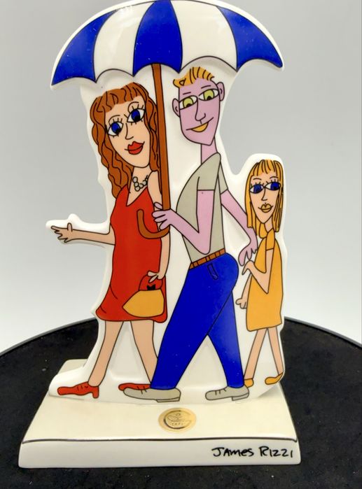 Porcelanowa figura pop art James  Rizzi  „Rainbow Dreaming”