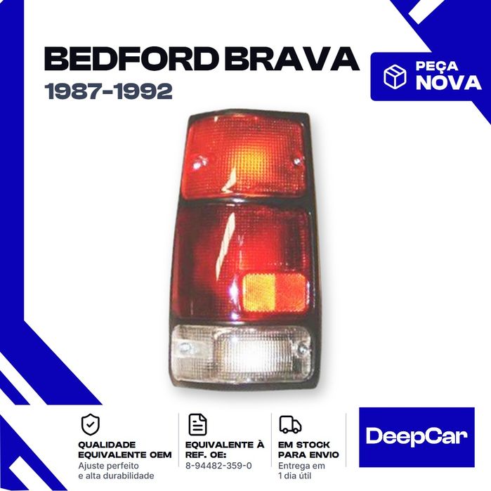 Farolim traseiro Bedford Brava 8-94482-359-0 Esquerdo (1987-1992) Peça Nova