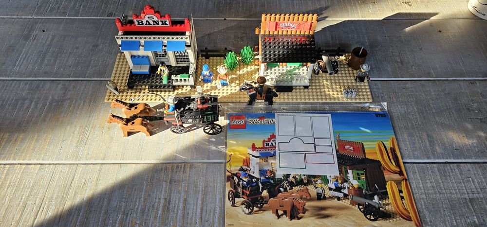 Lego 6765 western kowboje indianie legoredo bank