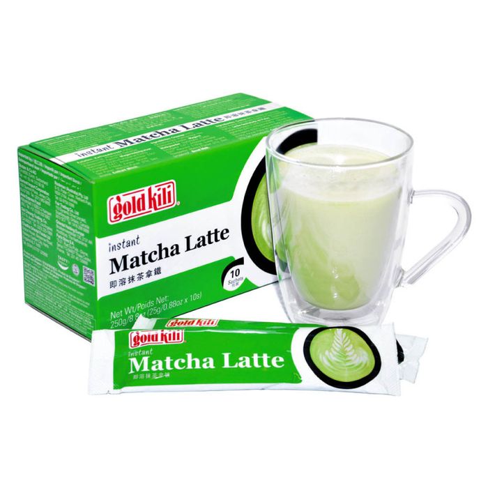 MATCHA LATTE, готовый напиток зеленого чая с молоком. 10x25 г матча