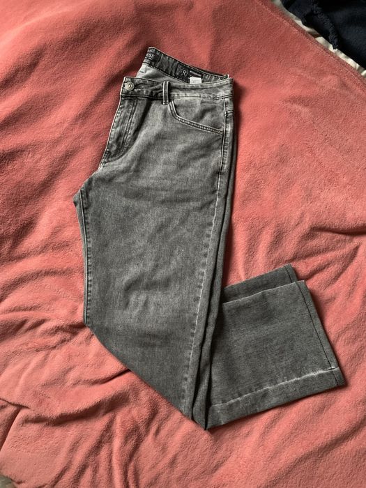 Серые джинсы cotton