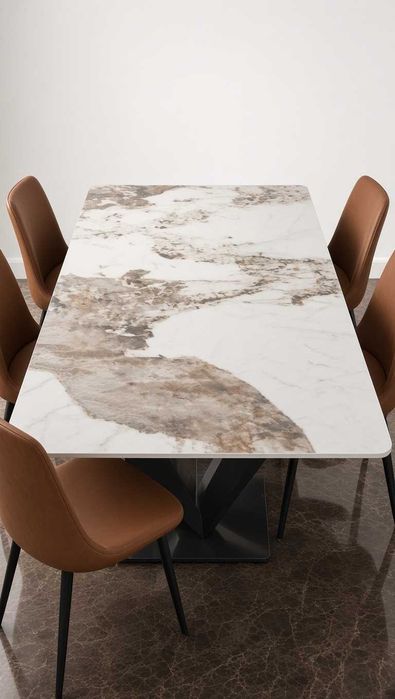 MESA EXCLUSIVA DE GAMA ALTA  + 4 CADEIRAS DE CABEDAL  ENVIO GRATUITO PAGA NA ENTREGA