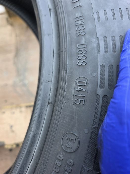 Шини 215/55r17 Continental  ContiEcoContact⁵ дві нові шини з запасок
