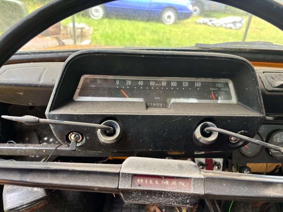 Hillman Imp, 1967r zarejestrowany zabytkowy retro silnik z tyłu
