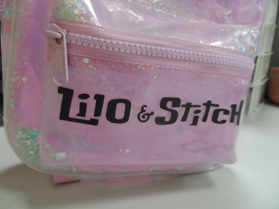 Mochila ZARA - Gliter - Lilo & Stitch - NOVA