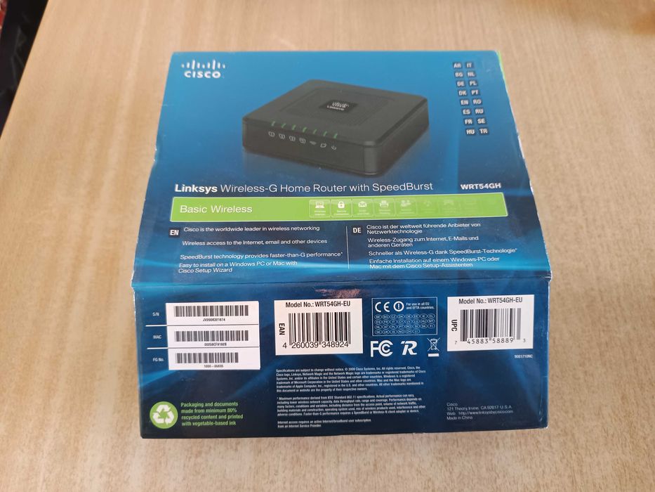 Router Linksys Wireless with SpeedBurst