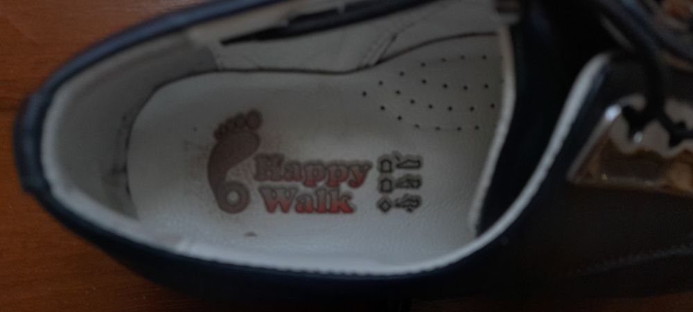 Туфлі дівчачі шкіряні Happy walk