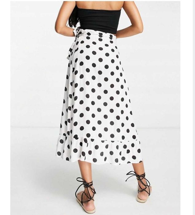 Spódnica groszki wiązanie