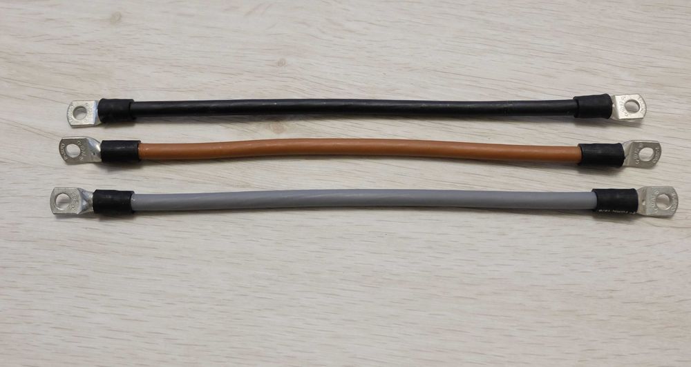 кабель перемичка 35мм2 -> 35 50 100 см медь для батареи, BMS, инвертор