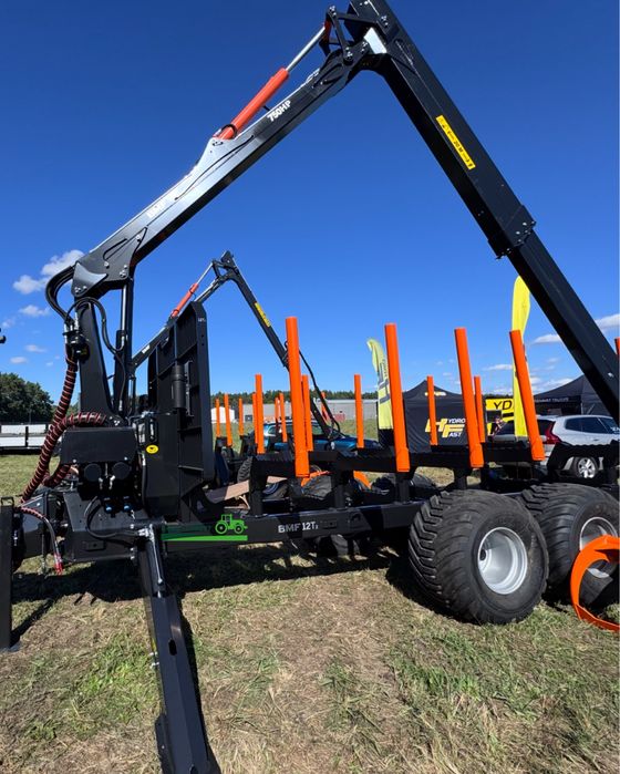 Przyczepa Leśna BMF12T 12T2Pro 750Hp 1520kg ! Prehydraulik | Chłodnica
