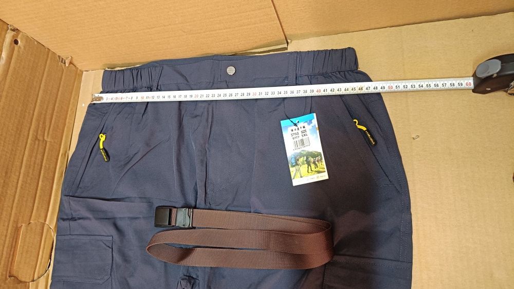 Spodnie turystyczne  trekkingowe Rozm.5XL +pasek