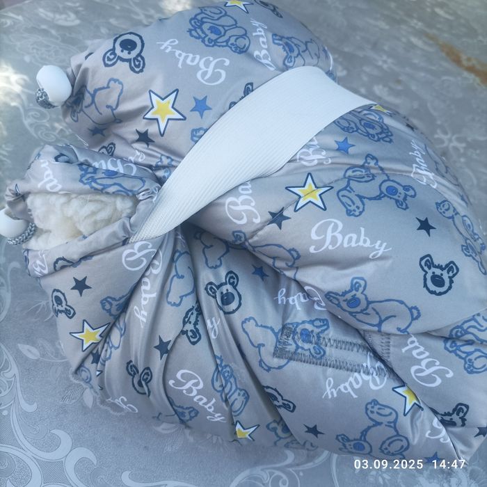 Зимний конверт в коляску